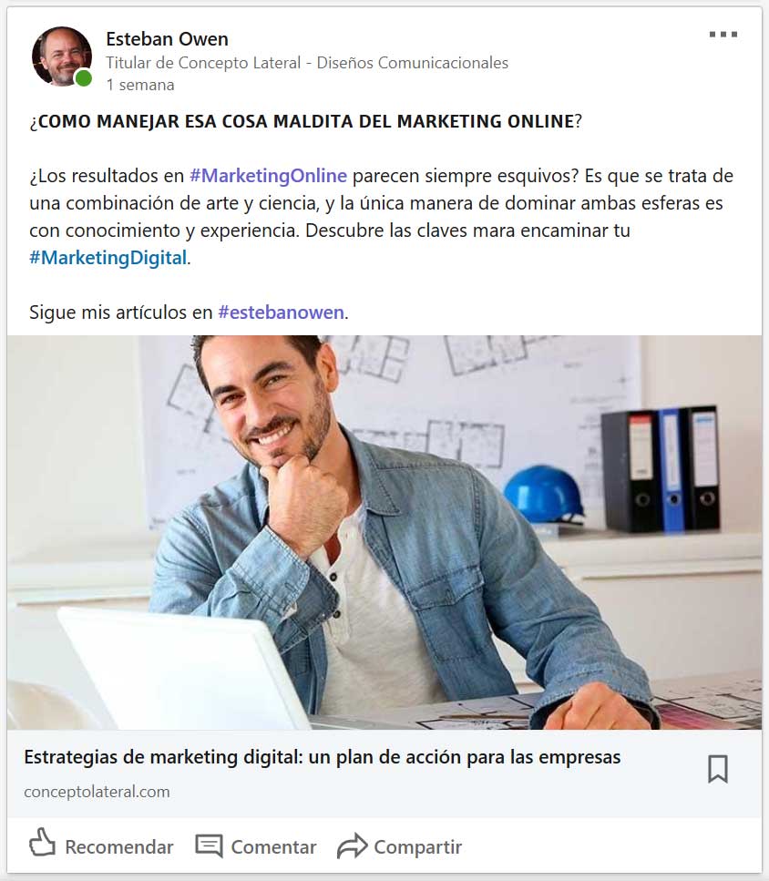 Publicar en LinkedIn