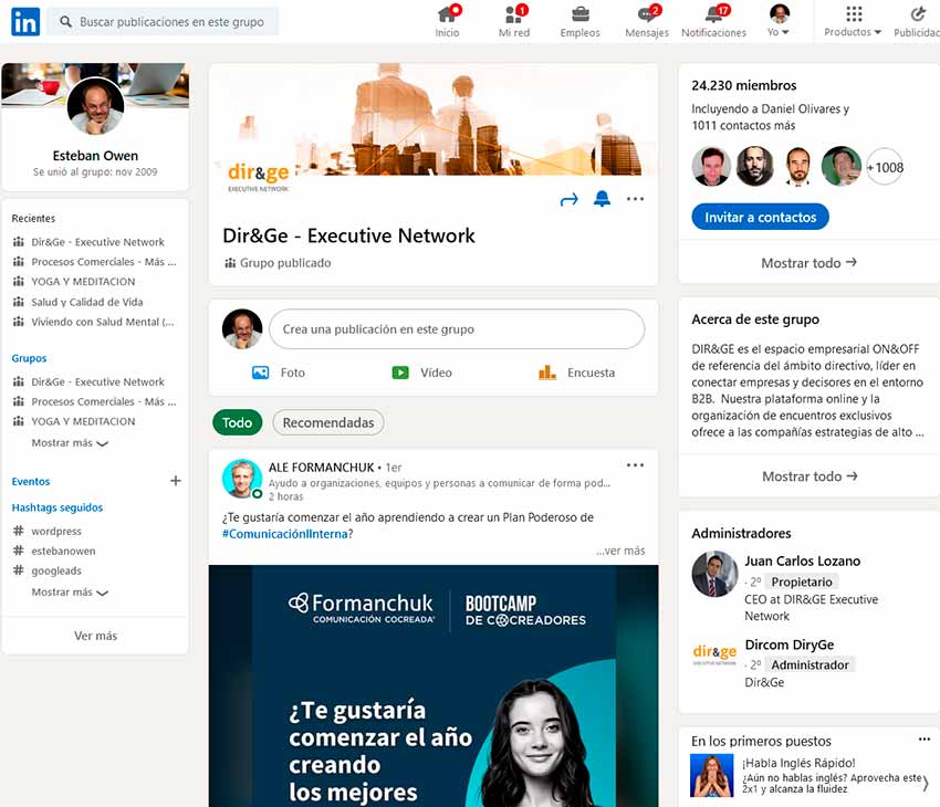 Estrategia basada en LinkedIn